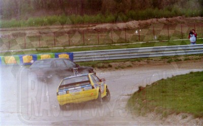44. Nr.18.Rafał Mus - Mitsubishi Galant VR4, Nr.12.Henryk Strzelecki - VW Scirocco.   (To zdjęcie w pełnej rozdzielczości możesz kupić na www.kwa-kwa.pl )