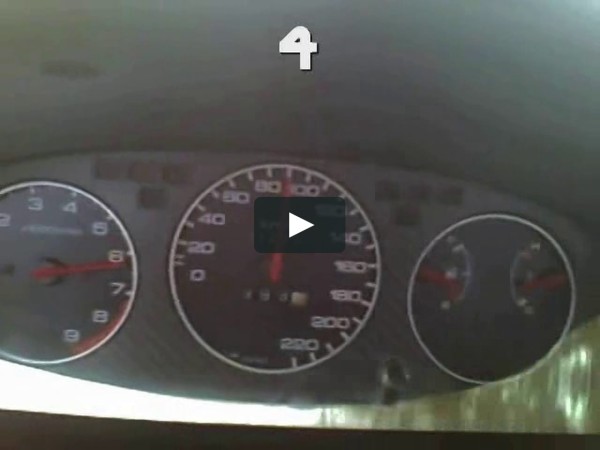 Honda Civic Turbo - przyspieszenie 0-100km/h na 1,5bar