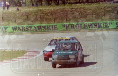 93. Michał Tuszyński - Polski Fiat 126p i Piotr Granica - Suzuki Swift   (To zdjęcie w pełnej rozdzielczości możesz kupić na www.kwa-kwa.pl )