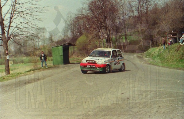 57. Włodzimierz Pawluczuk i Marek Andrysz - Fiat Cinquecento Abarth   (To zdjęcie w pełnej rozdzielczości możesz kupić na www.kwa-kwa.pl )