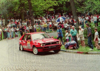 62. Marcin Osiowski i Jacek Wajs - Lancia Delta Integrale.   (To zdjęcie w pełnej rozdzielczości możesz kupić na www.kwa-kwa.pl )