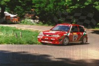 23. Nikolai Burkart i Regine Rausch - Nissan Sunny GTi.   (To zdjęcie w pełnej rozdzielczości możesz kupić na www.kwa-kwa.pl )