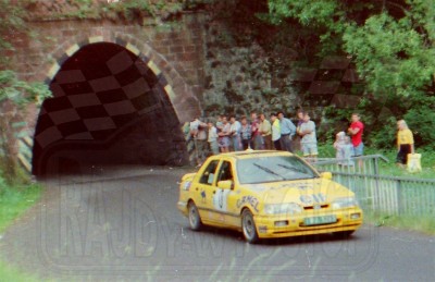 78. Z 0 jechali Błażej Krupa i Piotr Mystkowski - Ford Sierra Saphire Cosworth RS.   (To zdjęcie w pełnej rozdzielczości możesz kupić na www.kwa-kwa.pl )