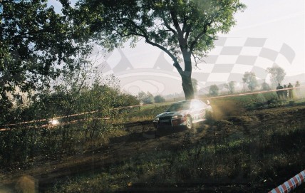 6. Maciej Lubiak i Maciej Wisławski - Mitsubishi Lancer Evo V  (To zdjęcie w pełnej rozdzielczości możesz kupić na www.kwa-kwa.pl )