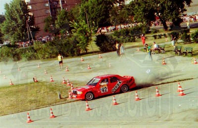 26. Peter H.Rumpfkeil i Gunter Jarecki - Mercedes Benz 190E 2,3-16.   (To zdjęcie w pełnej rozdzielczości możesz kupić na www.kwa-kwa.pl )