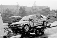 124. Paolo Alessandrini i Alessandro Alessandrini - Lancia Delta Integrale HF.   (To zdjęcie w pełnej rozdzielczości możesz kupić na www.kwa-kwa.pl )