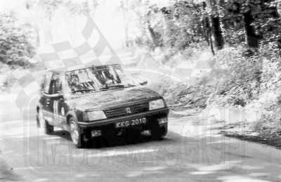 42. Ryszard Trzciński i Maciej Hołuj - Peugeot 205 GTi.   (To zdjęcie w pełnej rozdzielczości możesz kupić na www.kwa-kwa.pl )