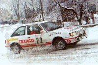 14. Sławomir Szaflicki i Andrzej Górski - Mazda 323 turbo 4wd.   (To zdjęcie w pełnej rozdzielczości możesz kupić na www.kwa-kwa.pl )