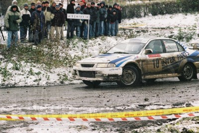 40. Zbigniew Staniszewski i Sebastian Rozwadowski - Mitsubishi Lancer Evo VI  (To zdjęcie w pełnej rozdzielczości możesz kupić na www.kwa-kwa.pl )