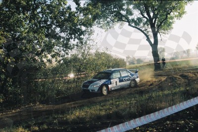 7. Michał Sołowow i Maciej Baran - Mitsubishi Lancer Evo VII  (To zdjęcie w pełnej rozdzielczości możesz kupić na www.kwa-kwa.pl )