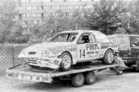 133. Jean Pierre van de Wauwer i Luc Manset - Ford Sierra Cosworth RS.   (To zdjęcie w pełnej rozdzielczości możesz kupić na www.kwa-kwa.pl )