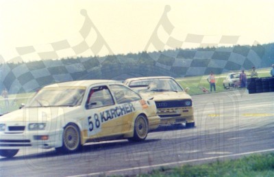 104. Andrzej Kleina - Ford Sierra Cosworth RS.   (To zdjęcie w pełnej rozdzielczości możesz kupić na www.kwa-kwa.pl )