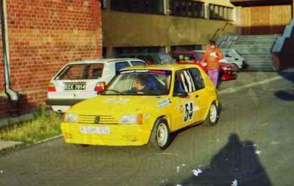 3. Gerhard Merz i Reiner Seiter - Peugeot 205 GTi.   (To zdjęcie w pełnej rozdzielczości możesz kupić na www.kwa-kwa.pl )