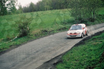 145. Grzegorz Sieklucki i Bartosz Fołtynowicz - Nissan Micra  (To zdjęcie w pełnej rozdzielczości możesz kupić na www.kwa-kwa.pl )