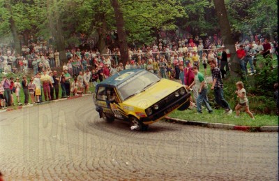 55. Lesław Orski i Tomasz Chmiel - VW Golf GTi 16V.   (To zdjęcie w pełnej rozdzielczości możesz kupić na www.kwa-kwa.pl )