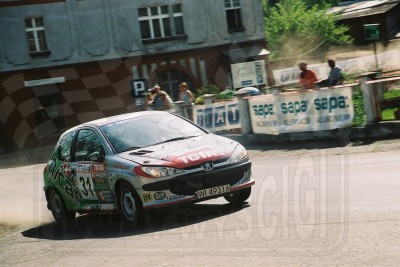 24. Andrzej Spława Neyman i Bartosz Tumidajski - Peugeot 206 XS  (To zdjęcie w pełnej rozdzielczości możesz kupić na www.kwa-kwa.pl )