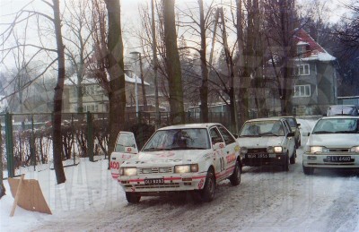 61. Sławomir Szaflicki i Andrzej Górski - Mazda 323 Turbo 4wd.   (To zdjęcie w pełnej rozdzielczości możesz kupić na www.kwa-kwa.pl )