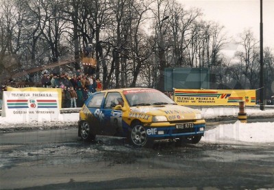 3. Waldemar Doskocz i Aleksander Dragon - Renault Clio Williams   (To zdjęcie w pełnej rozdzielczości możesz kupić na www.kwa-kwa.pl )