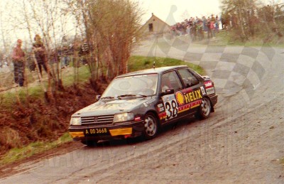 95. Jacek Jerschina i Andrzej Białowąs - Peugeot 309 GTi 16S.   (To zdjęcie w pełnej rozdzielczości możesz kupić na www.kwa-kwa.pl )