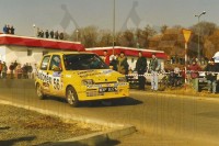 93. Jacek Sikora i Marek Kaczmarek - Fiat Cinquecento Sporting.   (To zdjęcie w pełnej rozdzielczości możesz kupić na www.kwa-kwa.pl )