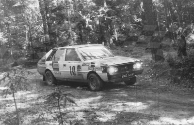 68. Paweł Przybylski i Maciej Wisławski - Polonez 1500 Turbo.   (To zdjęcie w pełnej rozdzielczości możesz kupić na www.kwa-kwa.pl )