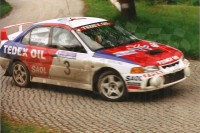 57. Piotr Świeboda i Artur Skorupa - Mitsubishi Lancer Evo IV.   (To zdjęcie w pełnej rozdzielczości możesz kupić na www.kwa-kwa.pl )