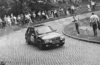 220. Andrzej Witkowicz i Piotr Cekiera - Peugeot 205 1600.   (To zdjęcie w pełnej rozdzielczości możesz kupić na www.kwa-kwa.pl )