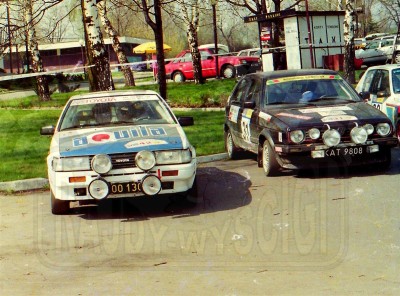 87. toyota Corolla GT 16 załogi Janusz Kulig i Dariusz Burkat.   (To zdjęcie w pełnej rozdzielczości możesz kupić na www.kwa-kwa.pl )