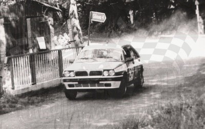17. Lech Koraszewski i Andrzej Baran - Lancia Delta Integrale.   (To zdjęcie w pełnej rozdzielczości możesz kupić na www.kwa-kwa.pl )