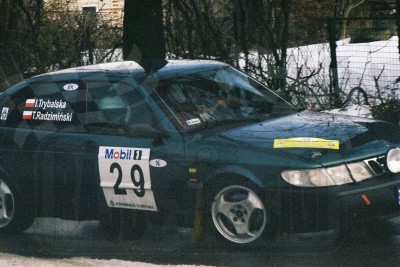 48. Tadeusz Radzimiński i Izabela Trybalska - Saab 900  (To zdjęcie w pełnej rozdzielczości możesz kupić na www.kwa-kwa.pl )