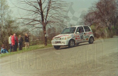 54. Aleksander Bubel i Grzegorz Osiński - Fiat Cinquecento Abarth   (To zdjęcie w pełnej rozdzielczości możesz kupić na www.kwa-kwa.pl )