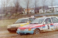 68. Marek Kusiak - Ford Sierra Saphire Cosworth RS, Marcin Keller - Renault 11 Turbo   (To zdjęcie w pełnej rozdzielczości możesz kupić na www.kwa-kwa.pl )