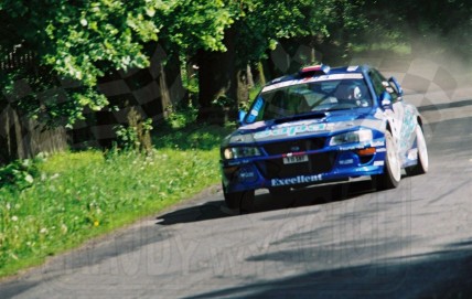 4. Tomasz Czopik i Łukasz Wroński - Subaru Impreza WRC  (To zdjęcie w pełnej rozdzielczości możesz kupić na www.kwa-kwa.pl )