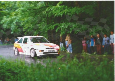 78. Paweł Przybylski i Krzysztof Gęborys - Ford Escort Cosworth RS   (To zdjęcie w pełnej rozdzielczości możesz kupić na www.kwa-kwa.pl )