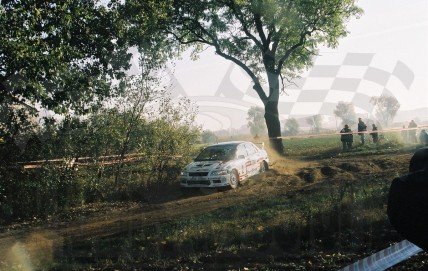 2. Tomasz Czopik i Łukasz Wroński - Mitsubishi Lancer Evo  (To zdjęcie w pełnej rozdzielczości możesz kupić na www.kwa-kwa.pl )