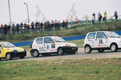 53. Nr.74.Mateusz Tarasiewicz - Fiat Cinquecento, nr.56.Tomasz Skinder - Fiat Seicento   (To zdjęcie w pełnej rozdzielczości możesz kupić na www.kwa-kwa.pl )