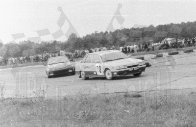 66. Nr.78.Błażej Krupa - Renault 21 Turbo, nr.30.Wojciech Smorawiński - Honda Civic CRX.   (To zdjęcie w pełnej rozdzielczości możesz kupić na www.kwa-kwa.pl )