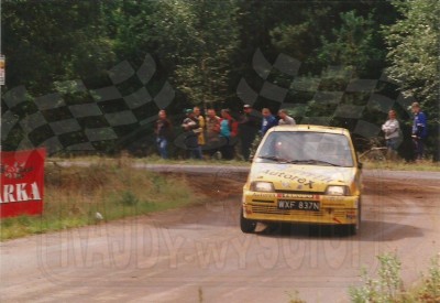 41. Jacek Sikora i Marek Kaczmarek - Fiat Cinquecento Sporting   (To zdjęcie w pełnej rozdzielczości możesz kupić na www.kwa-kwa.pl )