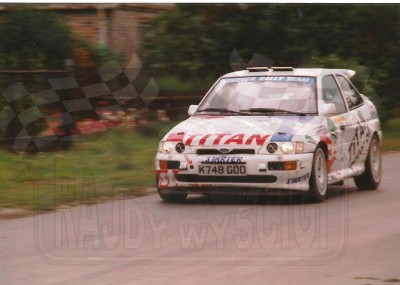 66. Jerzy Wierzbołowski i Bogusław Lepiarz - Ford Escort Cosworth RS   (To zdjęcie w pełnej rozdzielczości możesz kupić na www.kwa-kwa.pl )