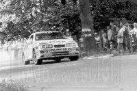 87. Omer Saelens i Jeannick Breyne - Ford Sierra Cosworth RS.   (To zdjęcie w pełnej rozdzielczości możesz kupić na www.kwa-kwa.pl )