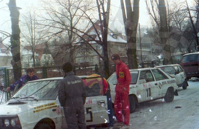70. Nr.10. Bogdan Herink i Piotr Namysłowski - Renault 11 Turbo.   (To zdjęcie w pełnej rozdzielczości możesz kupić na www.kwa-kwa.pl )