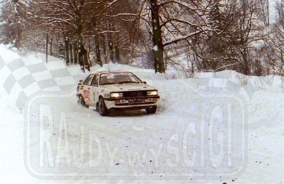 32. Paweł Przybylski i Krzyszof Gęborys - Audi coupe Quattro.   (To zdjęcie w pełnej rozdzielczości możesz kupić na www.kwa-kwa.pl )