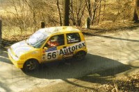 95. Jacek Sikora i Marek Kaczmarek - Fiat Cinquecento Sporting.   (To zdjęcie w pełnej rozdzielczości możesz kupić na www.kwa-kwa.pl )
