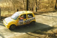95. Jacek Sikora i Marek Kaczmarek - Fiat Cinquecento Sporting.   (To zdjęcie w pełnej rozdzielczości możesz kupić na www.kwa-kwa.pl )