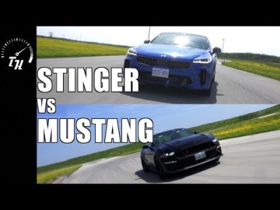 Kia Stinger GT vs Mustang GT 10-Speed- Track Review // Lap-Times and Drag Race