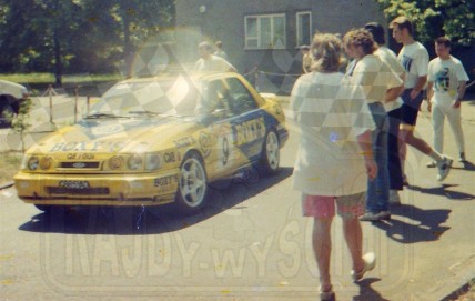 5. Ford Sierra Saphire Cosworth RS załogi Kurt Victor i Geert Derammelaere.   (To zdjęcie w pełnej rozdzielczości możesz kupić na www.kwa-kwa.pl )