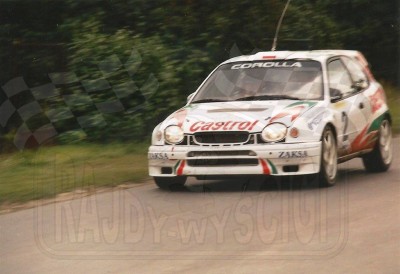 62. Robert Gryczyński i Tadeusz Burkacki - Toyota Corolla WRC   (To zdjęcie w pełnej rozdzielczości możesz kupić na www.kwa-kwa.pl )