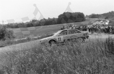 17. Błażej Krupa i Piotr Mystkowski - Renault 21 Turbo.   (To zdjęcie w pełnej rozdzielczości możesz kupić na www.kwa-kwa.pl )