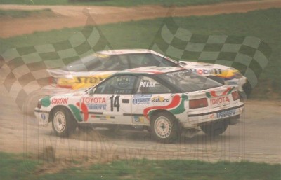 5. Nr.14.Adam Polak, nr.16.Andrzej Kalitowicz - Toyoty Celica GT4   (To zdjęcie w pełnej rozdzielczości możesz kupić na www.kwa-kwa.pl )