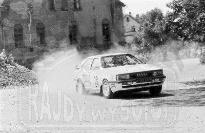 50. Paweł Przybylski i Krzysztof Gęborys - Audi Quattro coupe.   (To zdjęcie w pełnej rozdzielczości możesz kupić na www.kwa-kwa.pl )